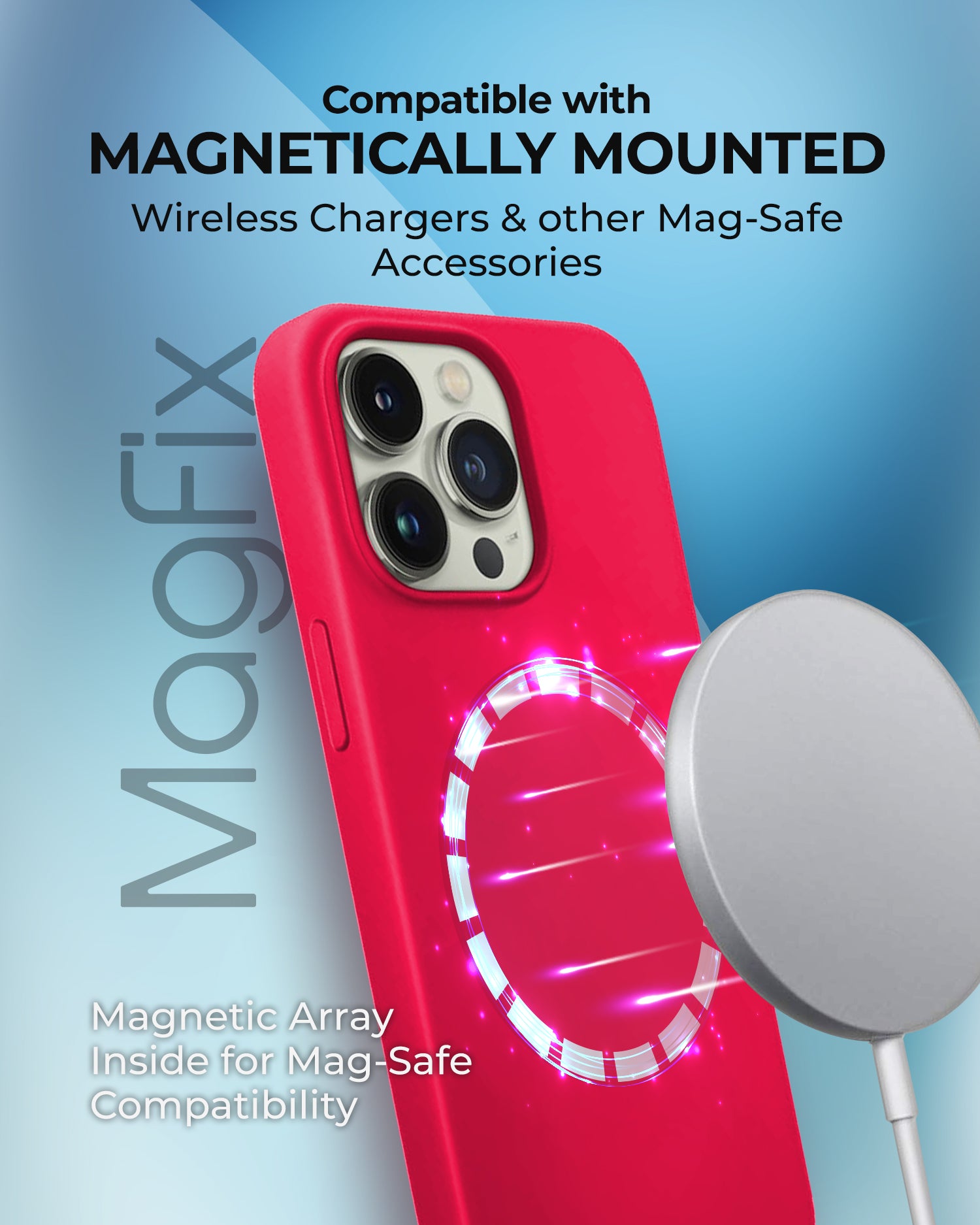 RAEGR iPhone 15 Pro Max MagFix Silicone Case