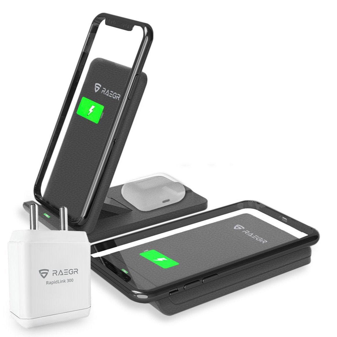 RAEGR Arc 1100 [2-in-1] Wireless Charging Stand