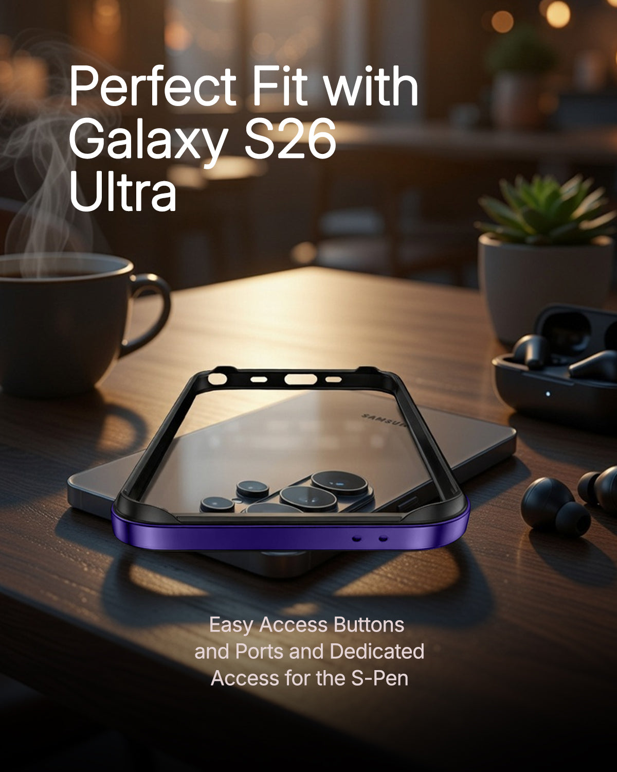 RAEGR Galaxy S26 Ultra Case | Edge Armor Protective Minimal Case