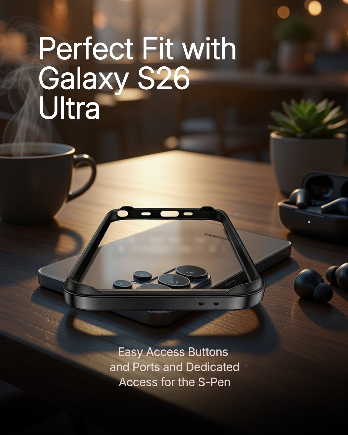 RAEGR Galaxy S26 Ultra Case | Edge Armor Protective Minimal Case