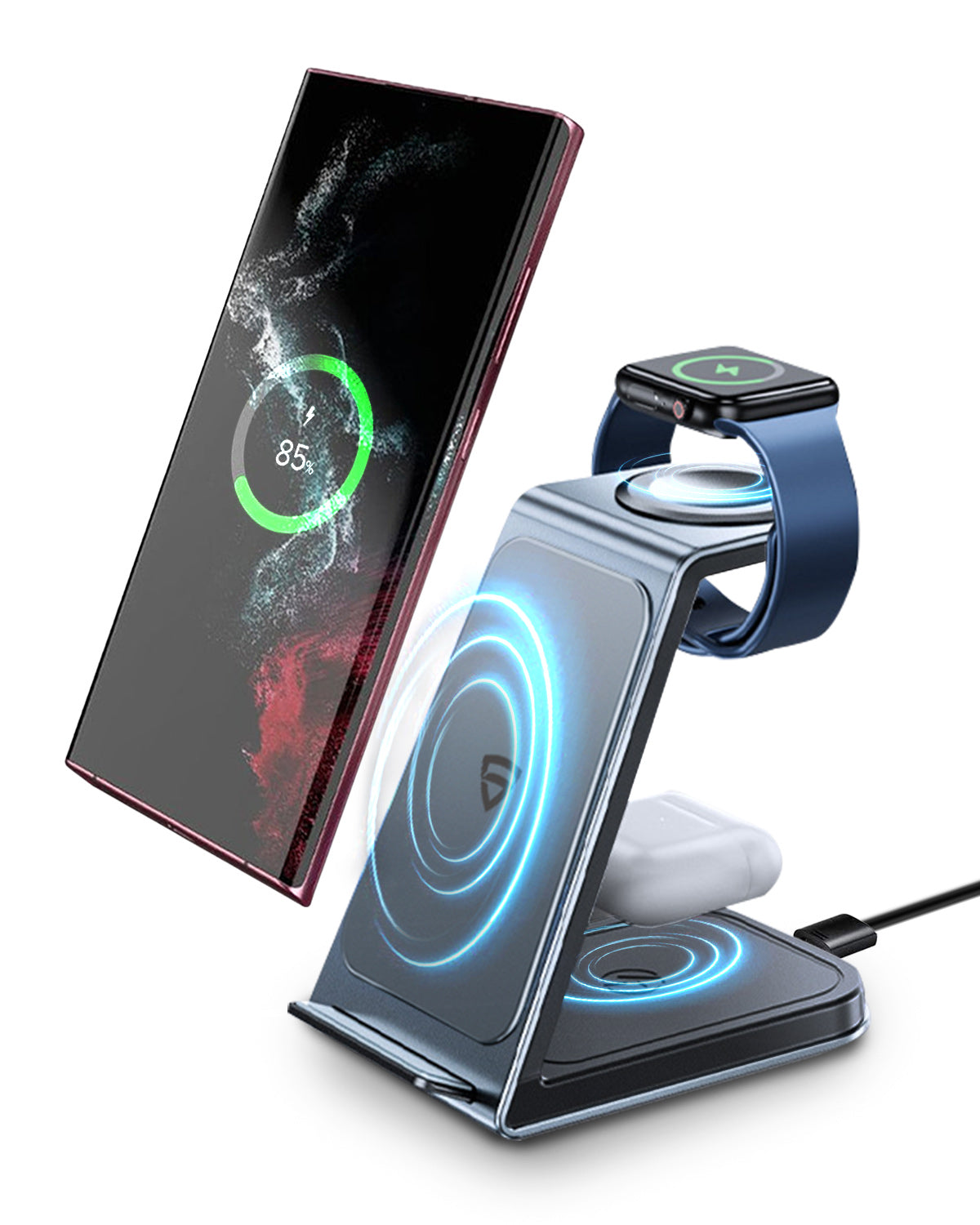 RAEGR Arc 950 | 3 in 1 Wireless Charging Stand