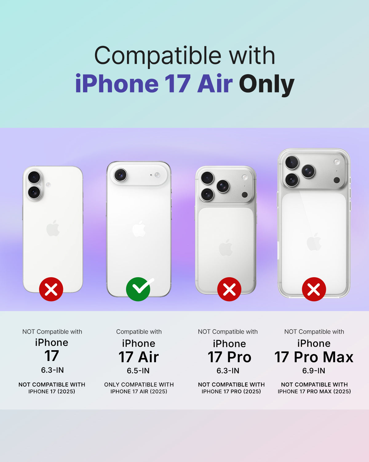 RAEGR iPhone 17 Air (6.5-Inch) (2025) Case | Anodized Aluminum | Edge Armor Case