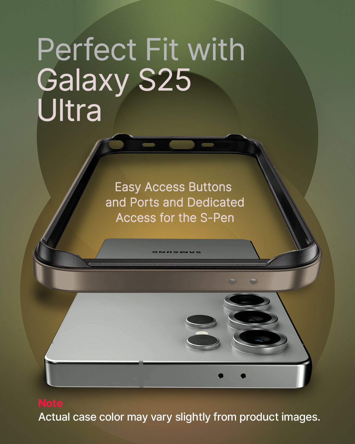 RAEGR Galaxy S25 Ultra Case | Edge Armor Protective Minimal Case