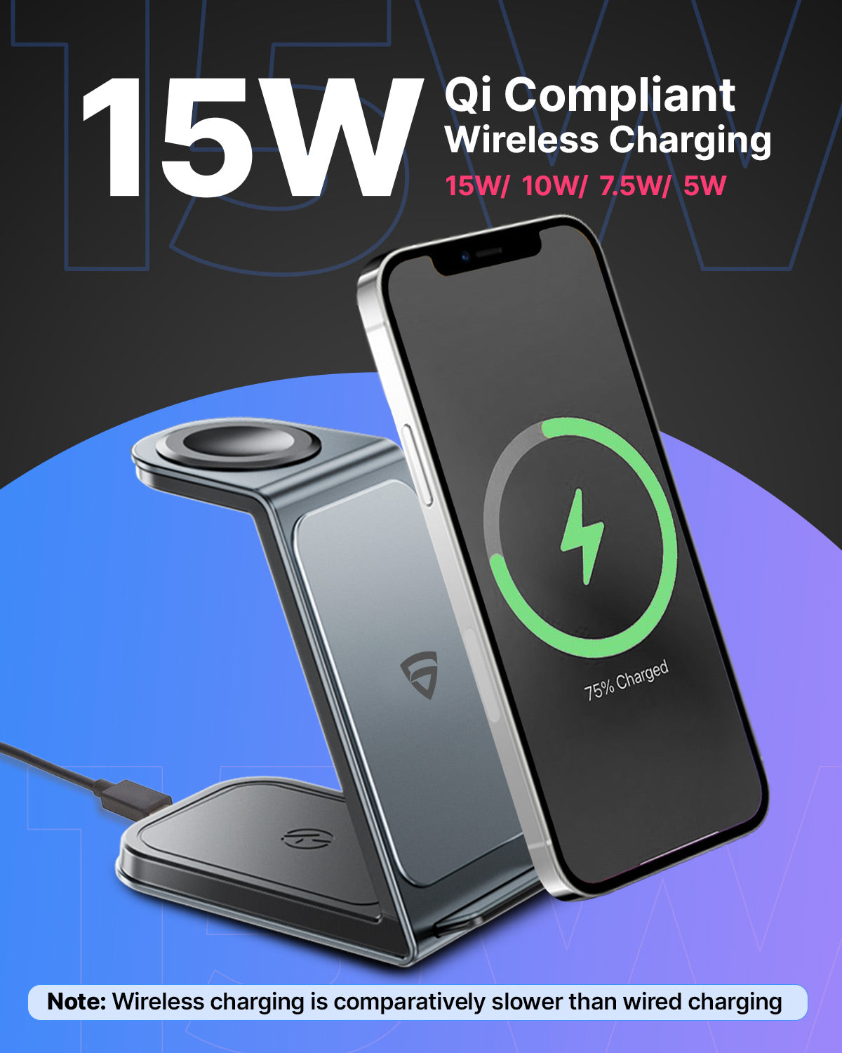 RAEGR Arc 950 | 3 in 1 Wireless Charging Stand