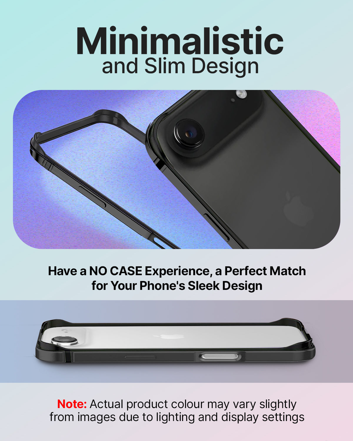 RAEGR iPhone 17 Air (6.5-Inch) (2025) Case | Anodized Aluminum | Edge Armor Case