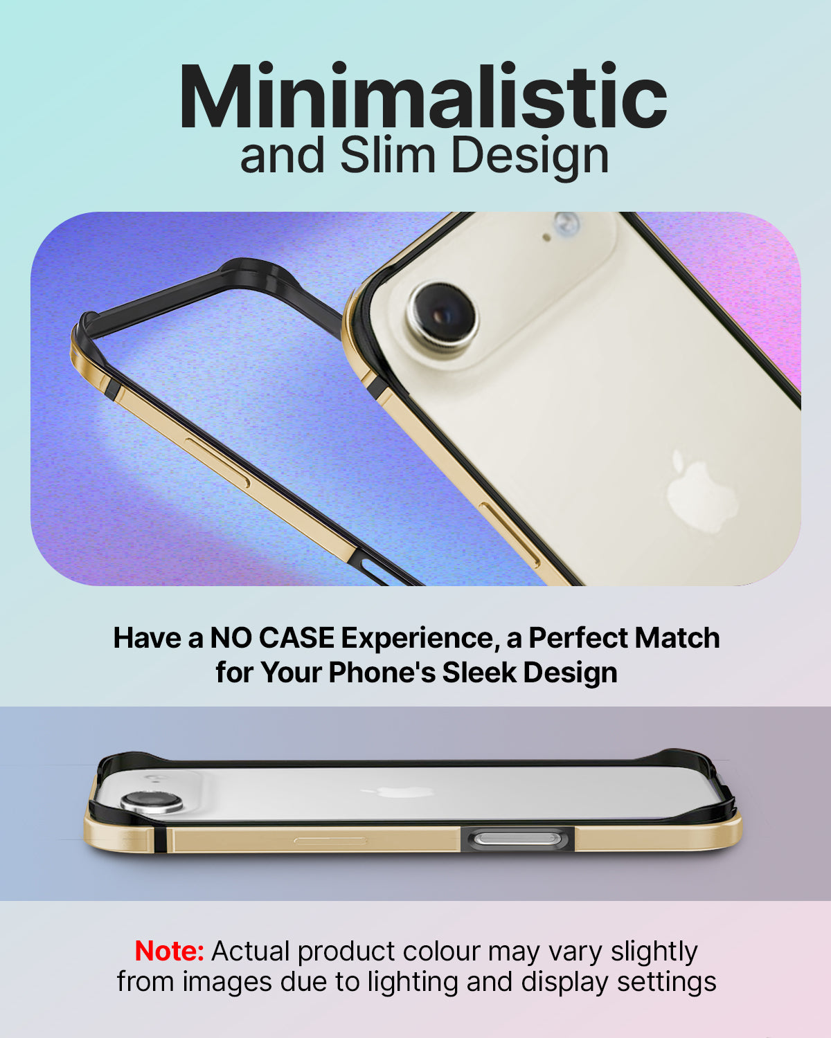 RAEGR iPhone 17 Air (6.5-Inch) (2025) Case | Anodized Aluminum | Edge Armor Case