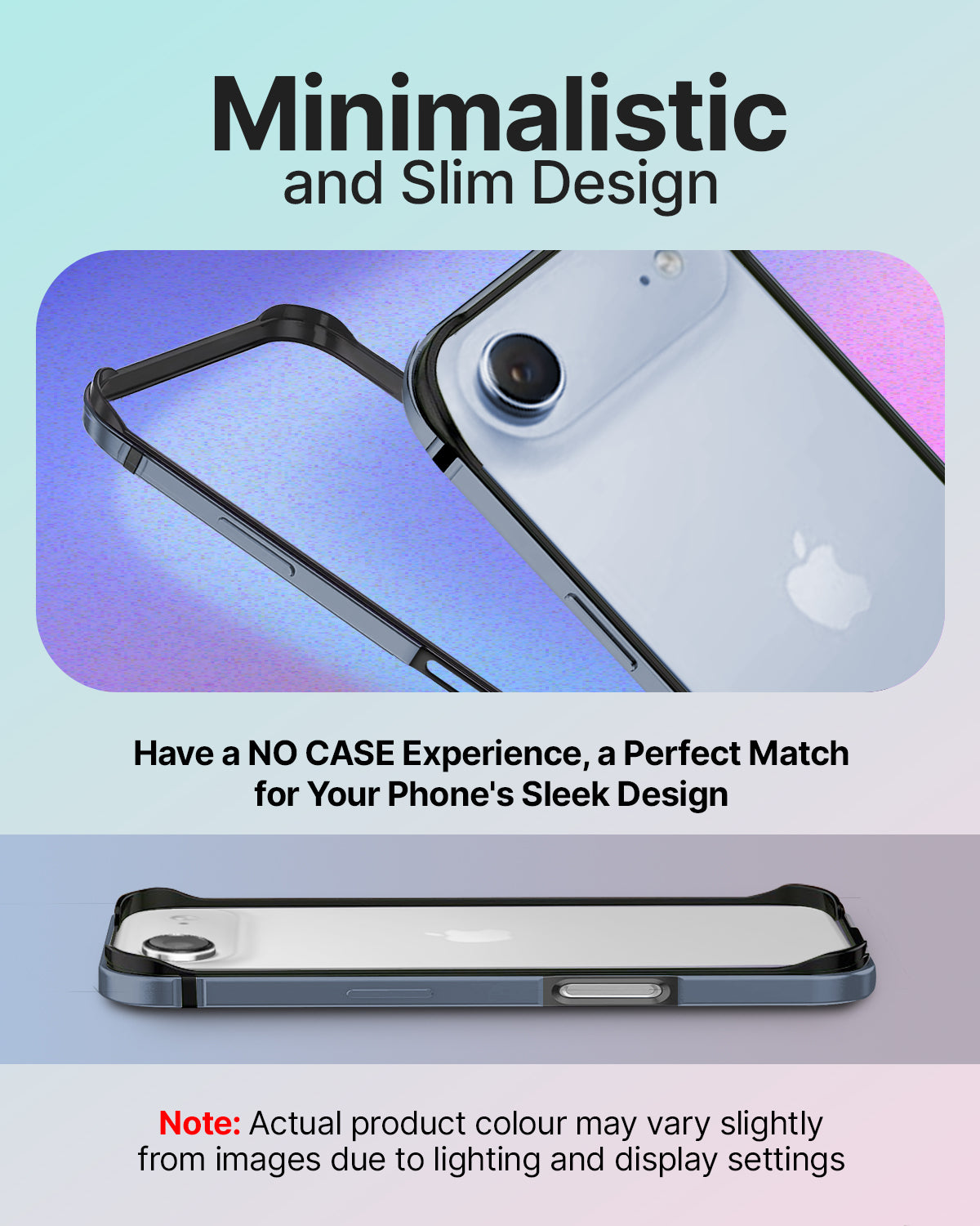 RAEGR iPhone 17 Air (6.5-Inch) (2025) Case | Anodized Aluminum | Edge Armor Case