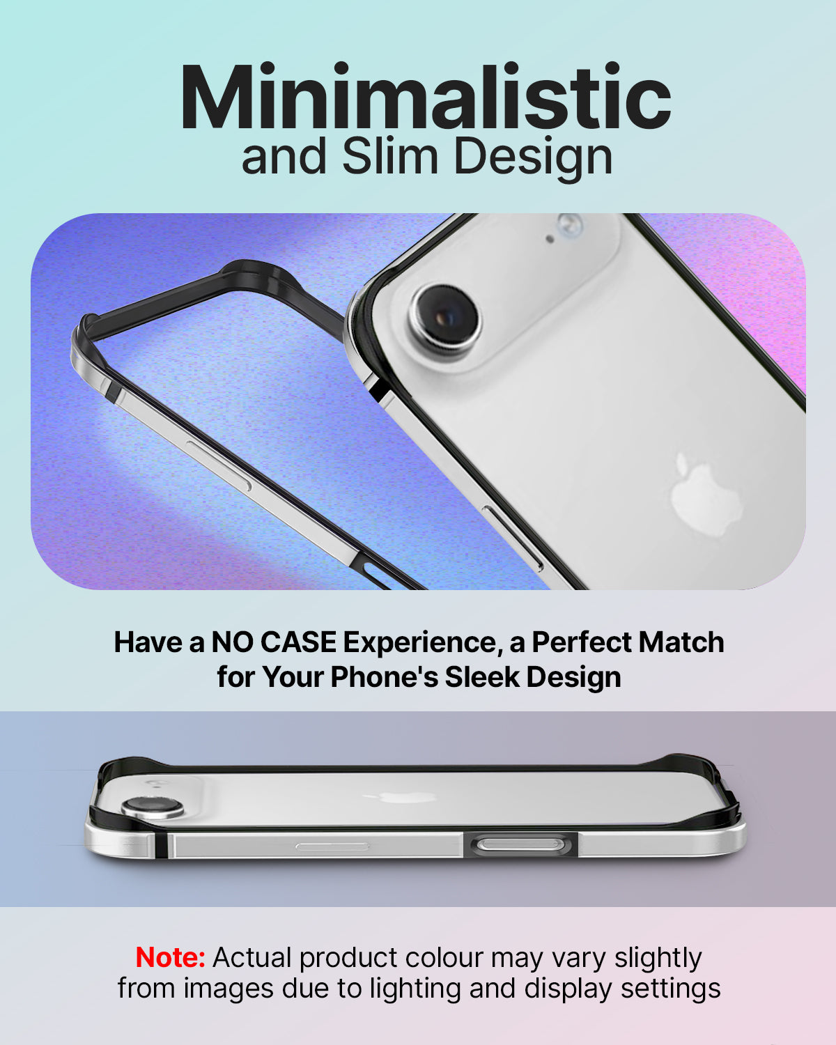 RAEGR iPhone 17 Air (6.5-Inch) (2025) Case | Anodized Aluminum | Edge Armor Case