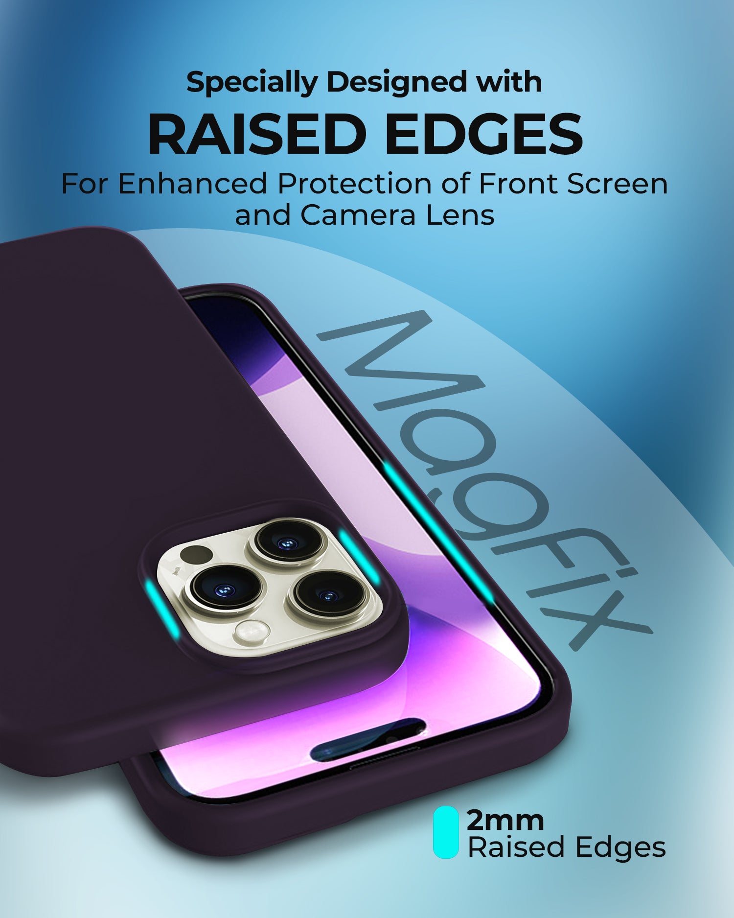 RAEGR iPhone 15 Pro Max MagFix Silicone Case