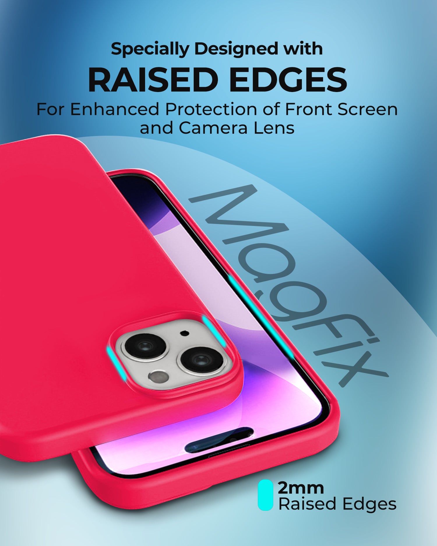 RAEGR iPhone 15 Plus MagFix Silicone Case