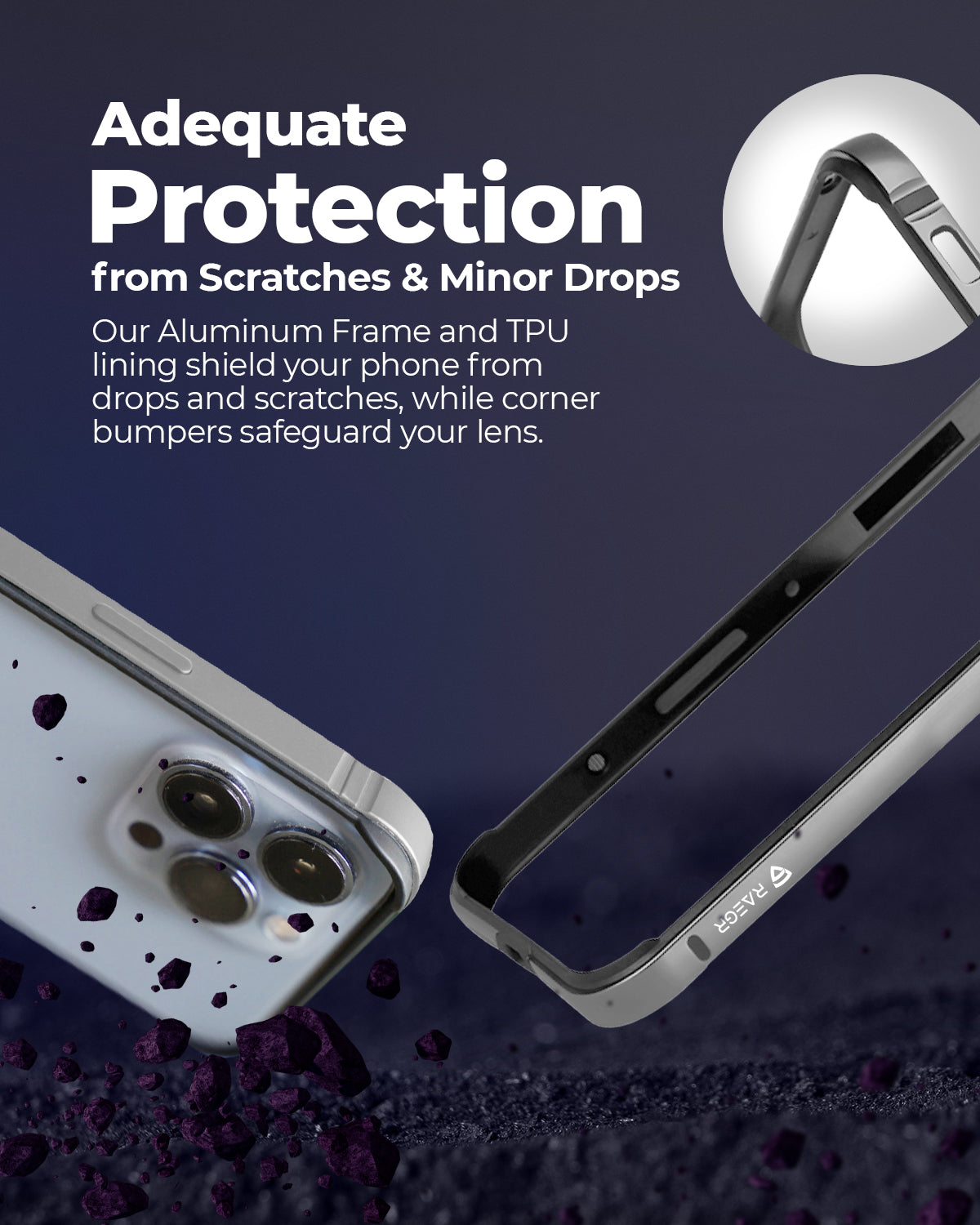 RAEGR iPhone 15 Pro Edge Armor Case