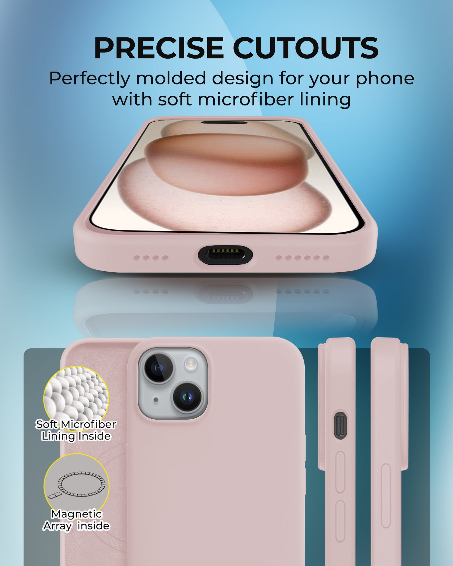 RAEGR iPhone 15 MagFix Silicone Case