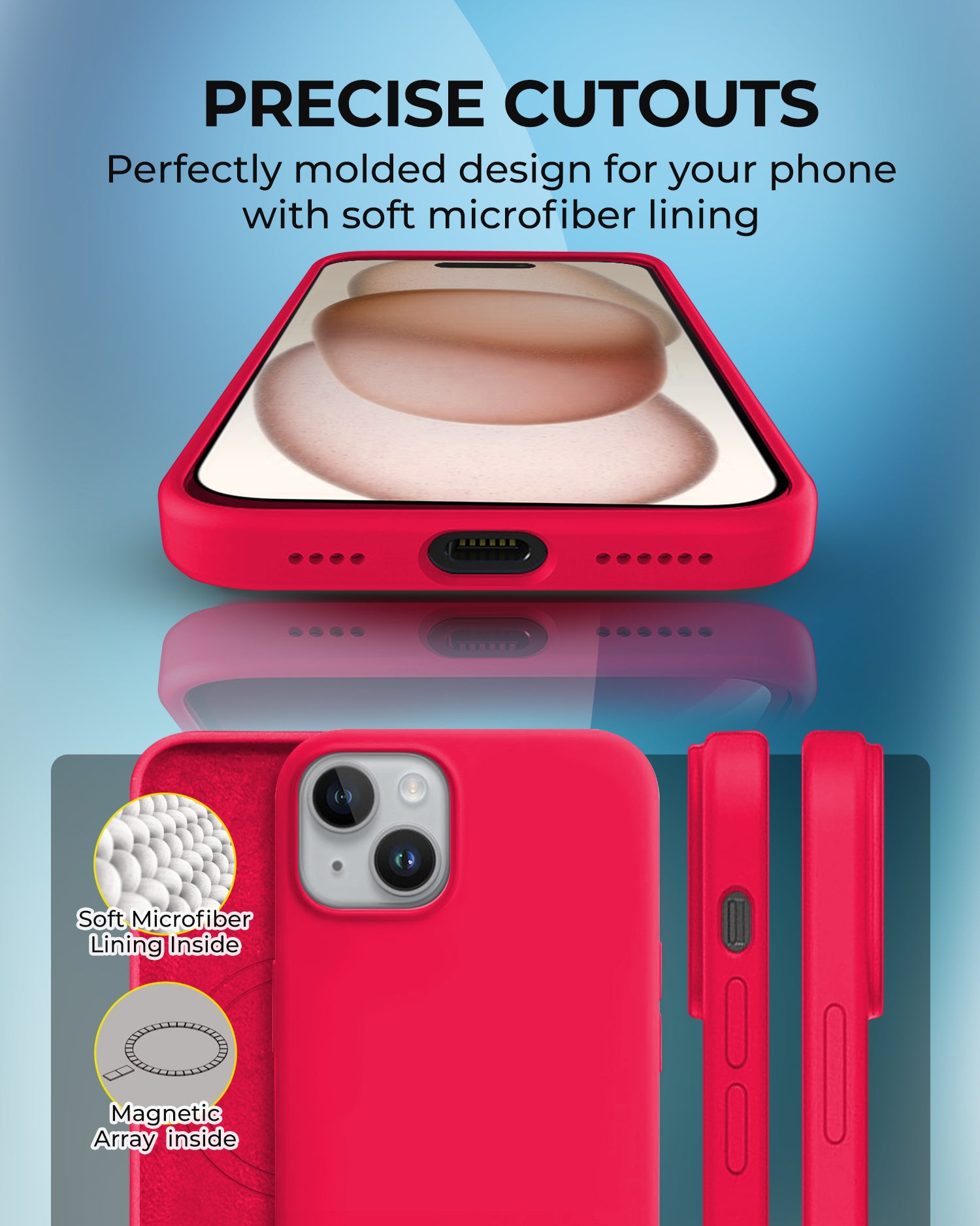 RAEGR iPhone 15 MagFix Silicone Case