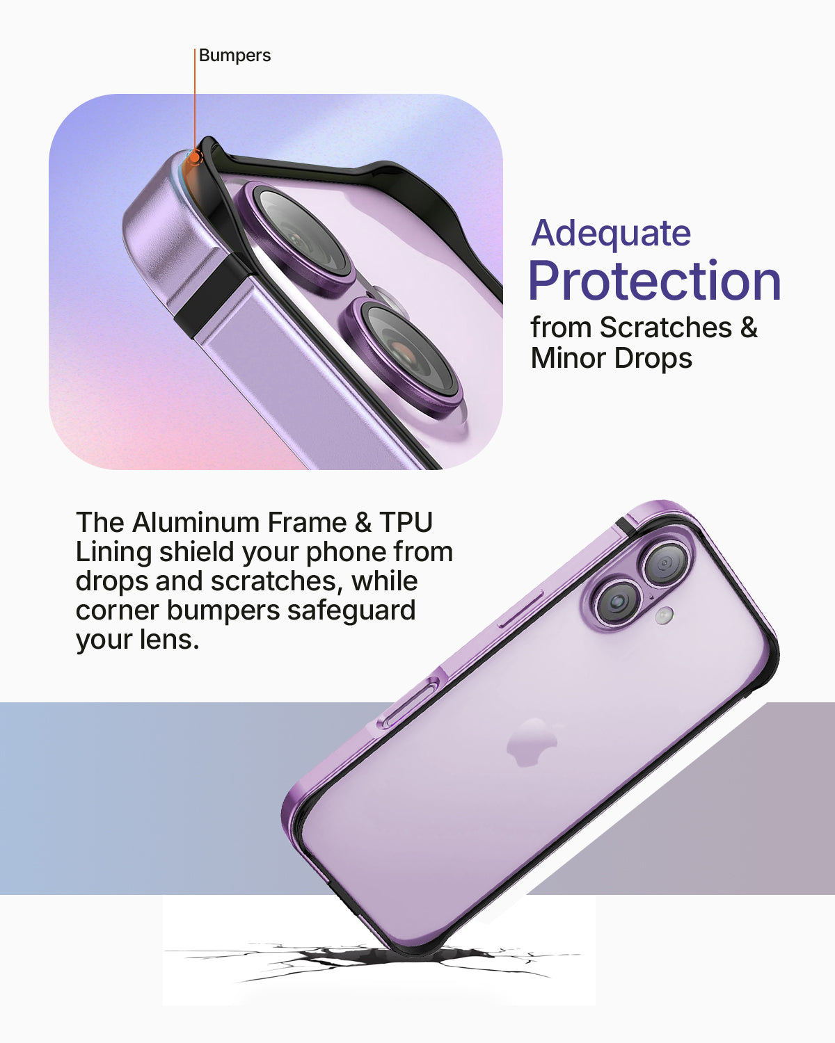 RAEGR iPhone 17 (6.3-Inch) (2025) Case | Anodized Aluminum | Edge Armor Case