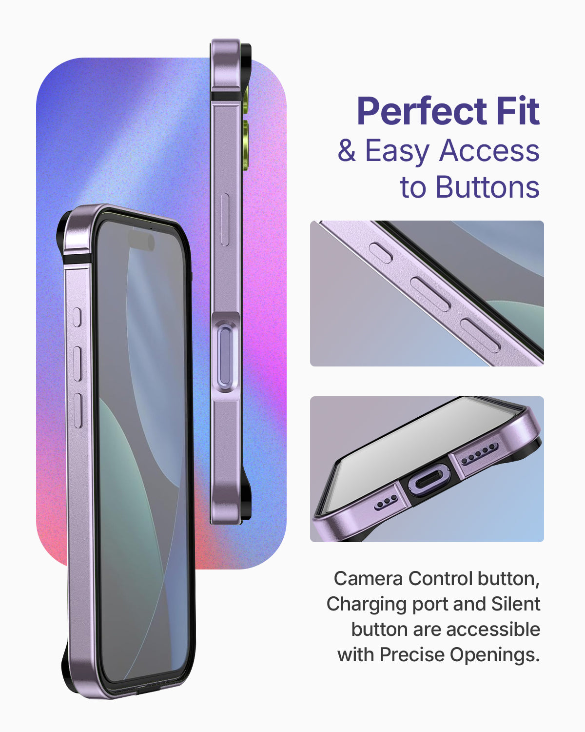 RAEGR iPhone 17 (6.3-Inch) (2025) Case | Anodized Aluminum | Edge Armor Case