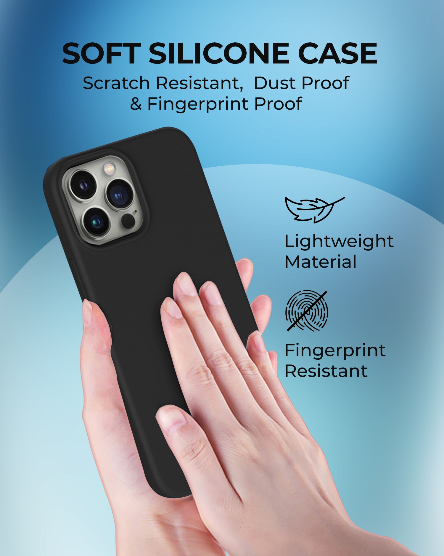 RAEGR iPhone 15 Pro MagFix Silicone Case