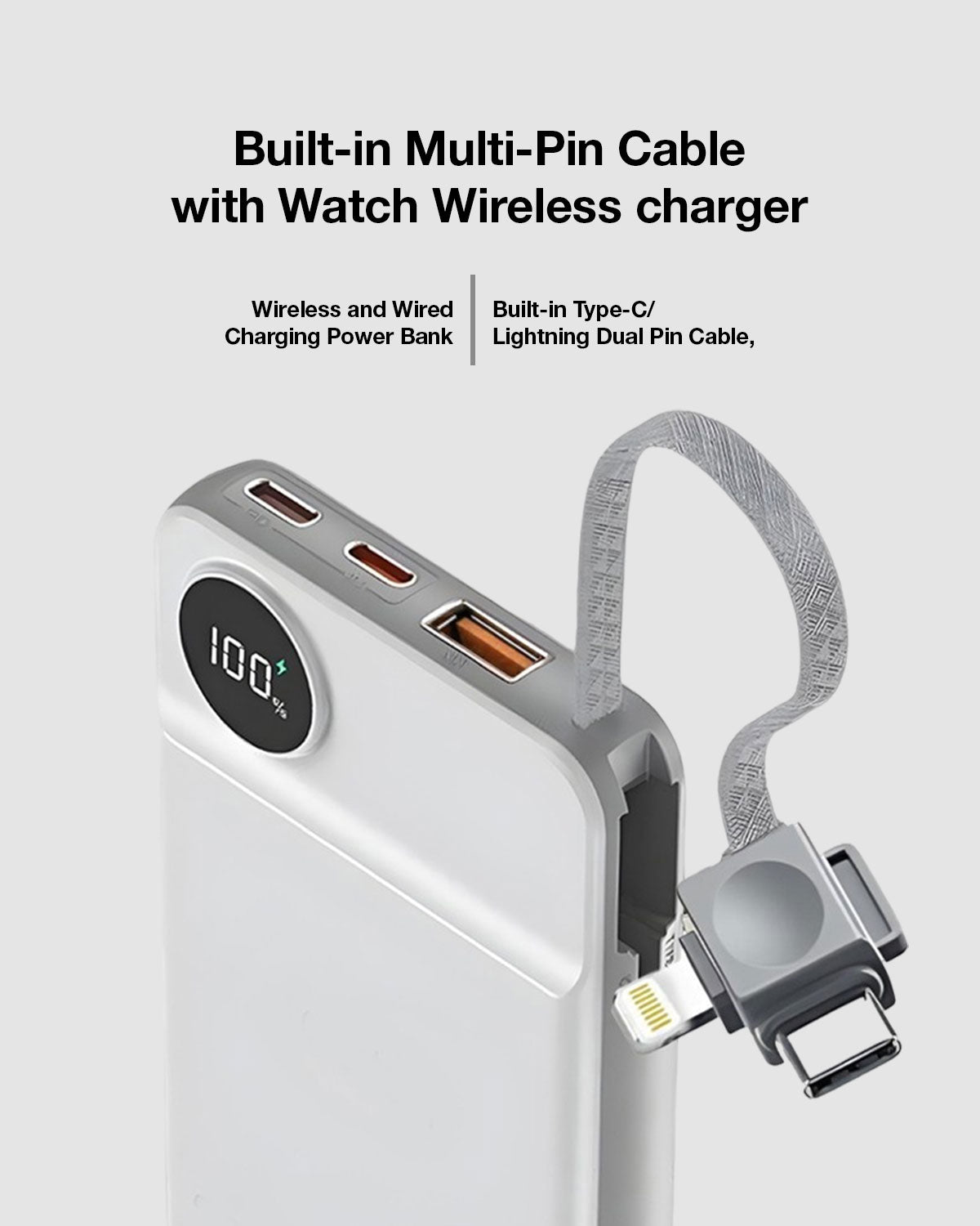 RAEGR 10000mAh MagFix M10x Wireless Power Bank