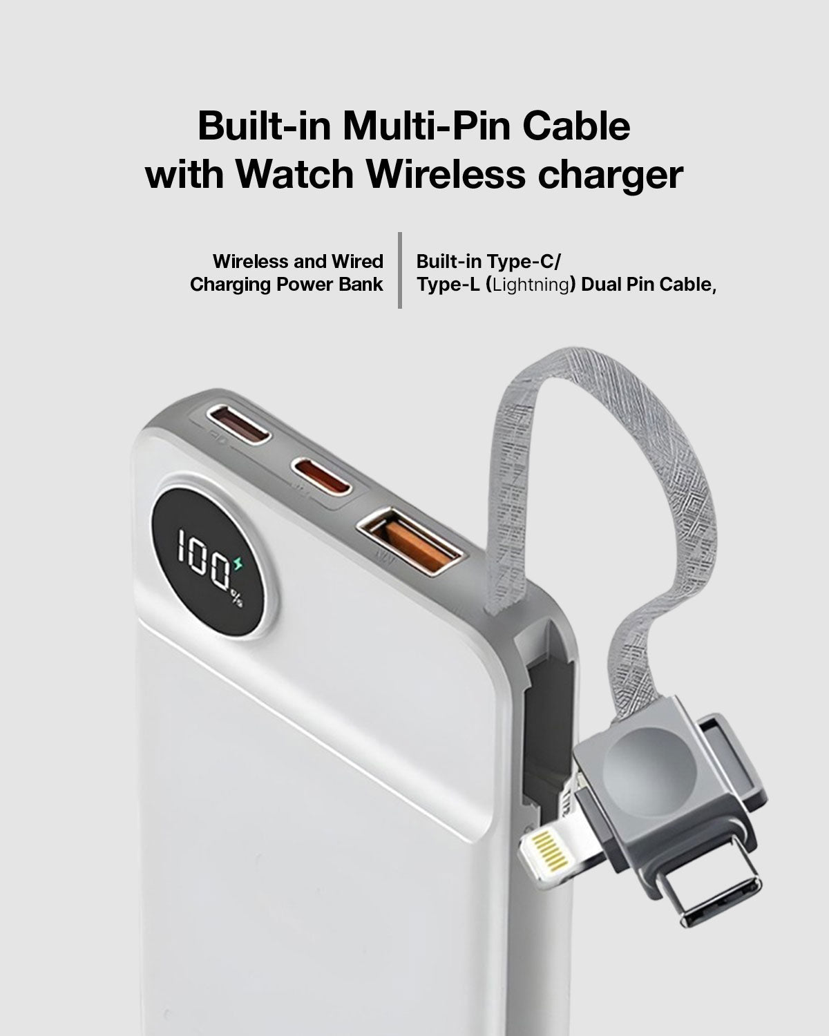RAEGR 10000mAh MagFix M10x Wireless Power Bank
