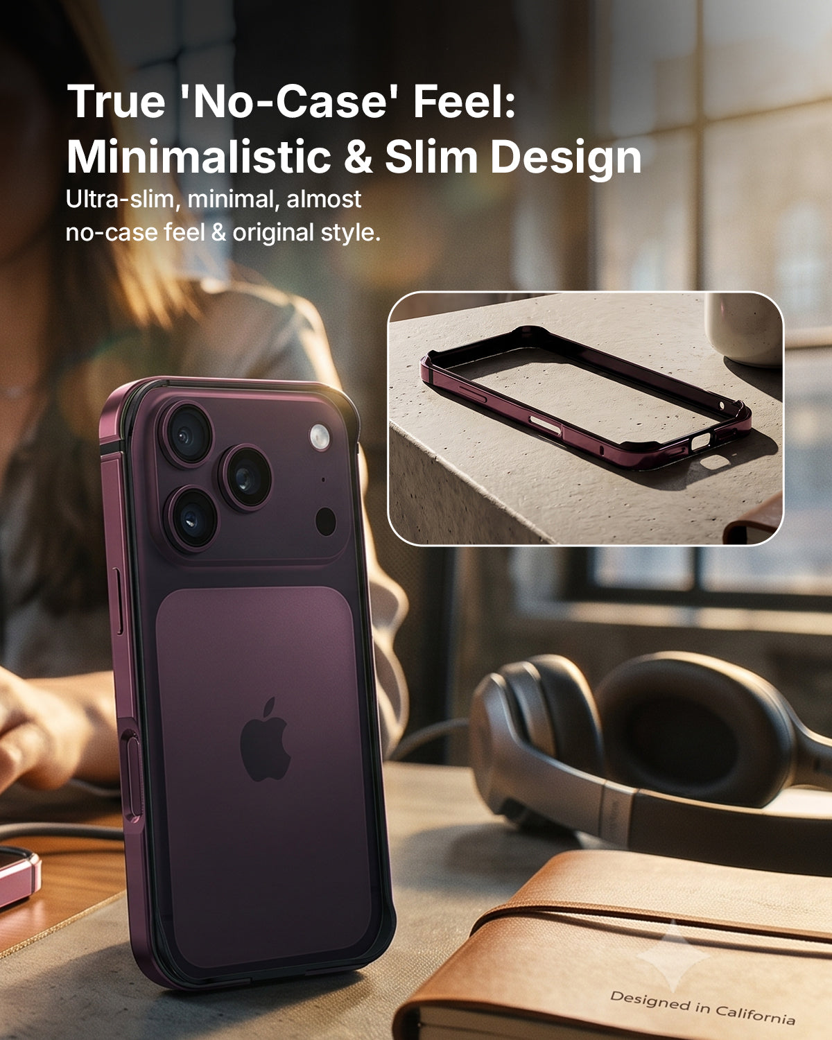 RAEGR iPhone 17 Pro Max  Case | Anodized Aluminum | Edge Armor Case