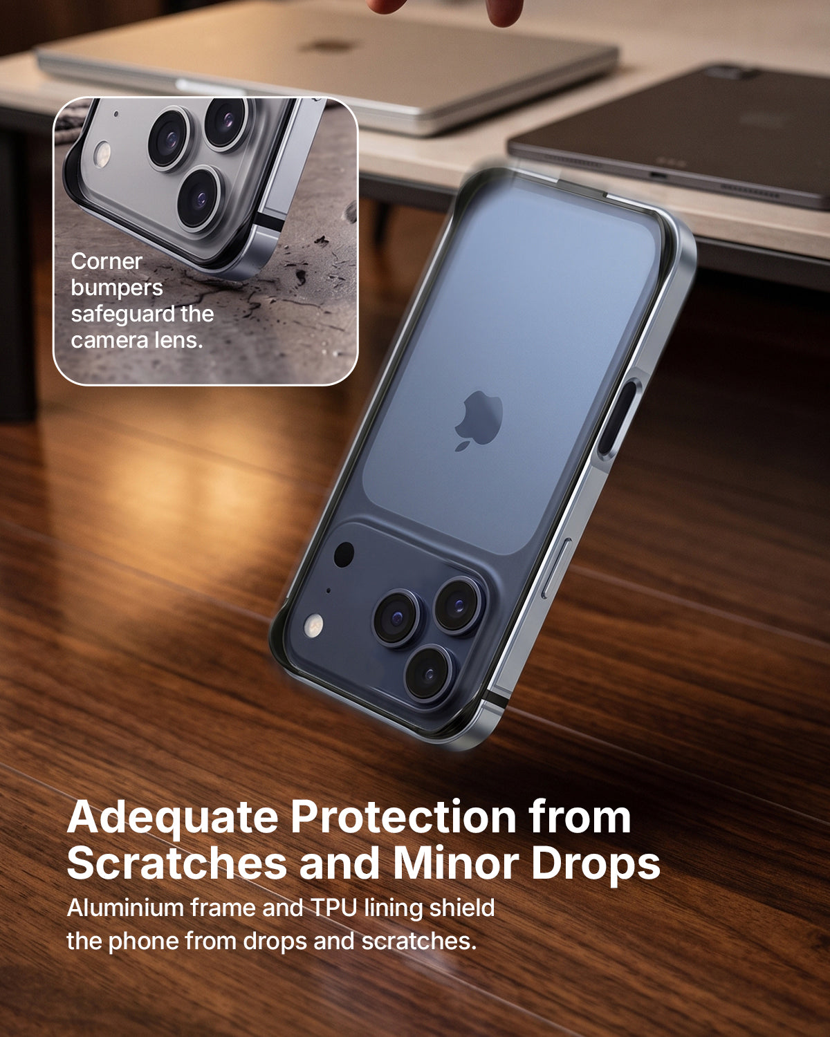 RAEGR iPhone 17 Pro Max  Case | Anodized Aluminum | Edge Armor Case