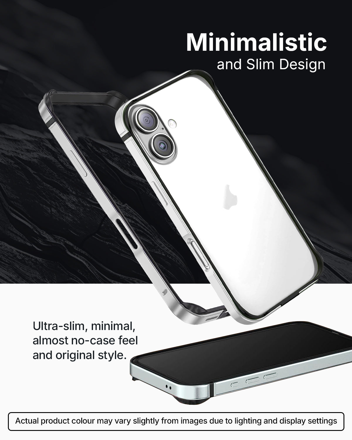RAEGR iPhone 17 (6.3-Inch) (2025) Case | Anodized Aluminum | Edge Armor Case