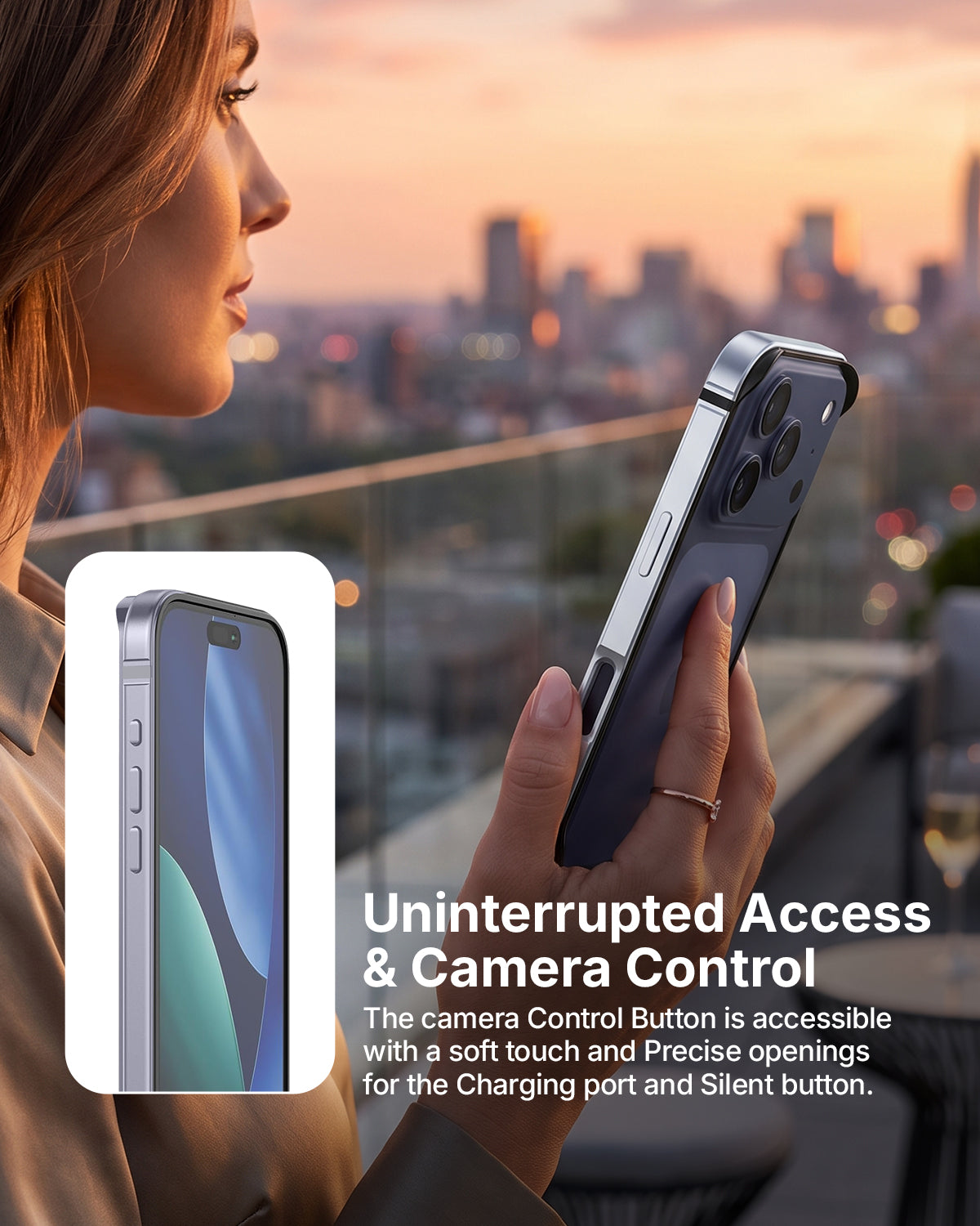 RAEGR iPhone 17 Pro Max  Case | Anodized Aluminum | Edge Armor Case
