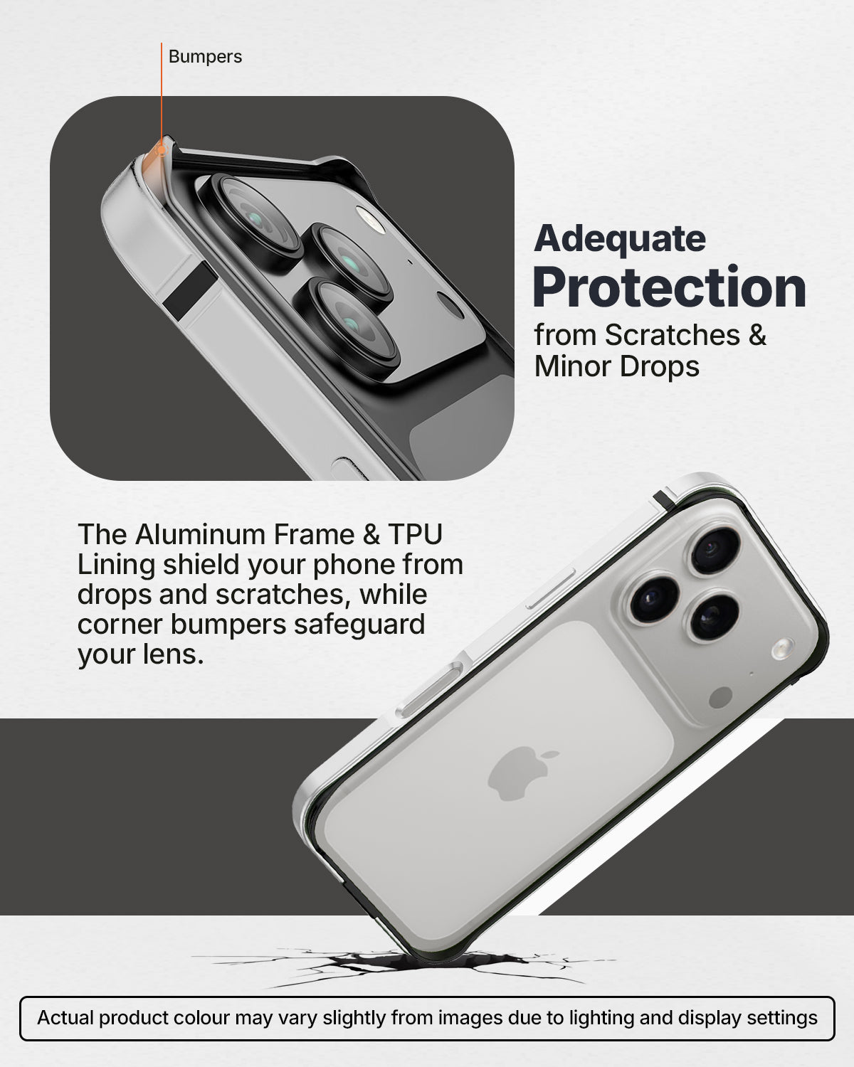 RAEGR iPhone 17 Pro (6.3-Inch) (2025) Case | Anodized Aluminum | Edge Armor Case