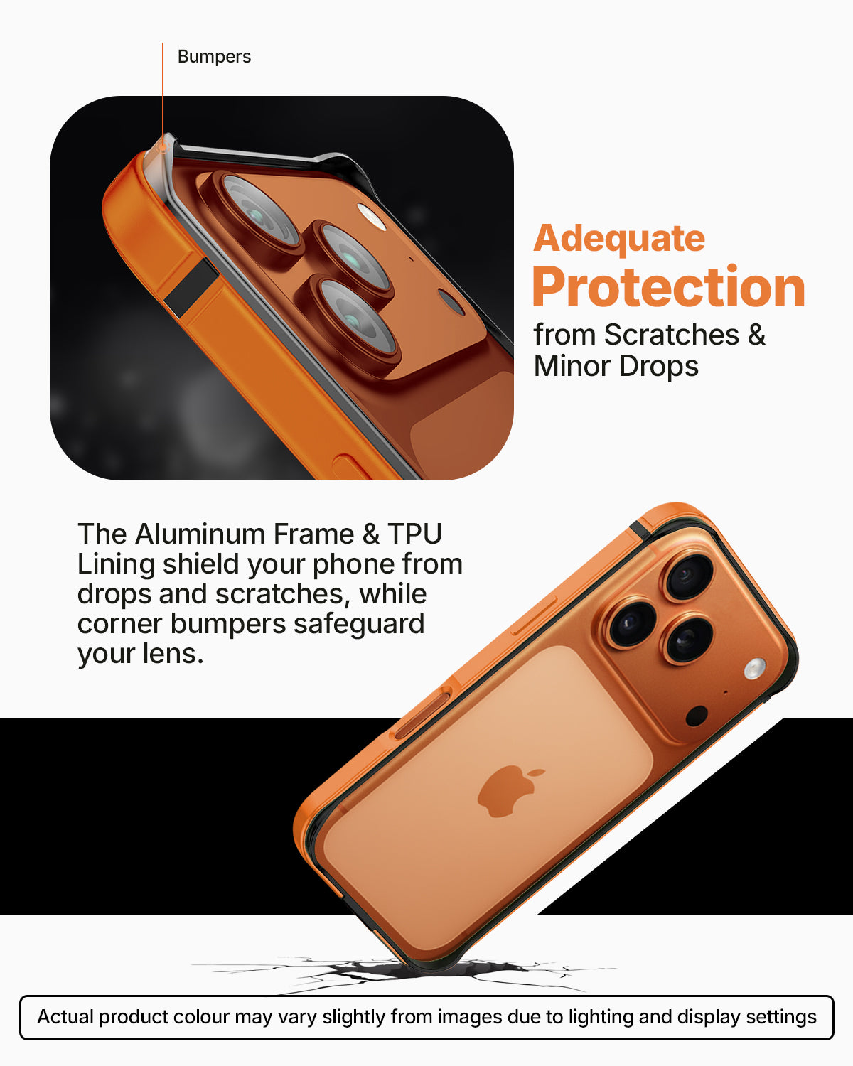 RAEGR iPhone 17 Pro (6.3-Inch) (2025) Case | Anodized Aluminum | Edge Armor Case