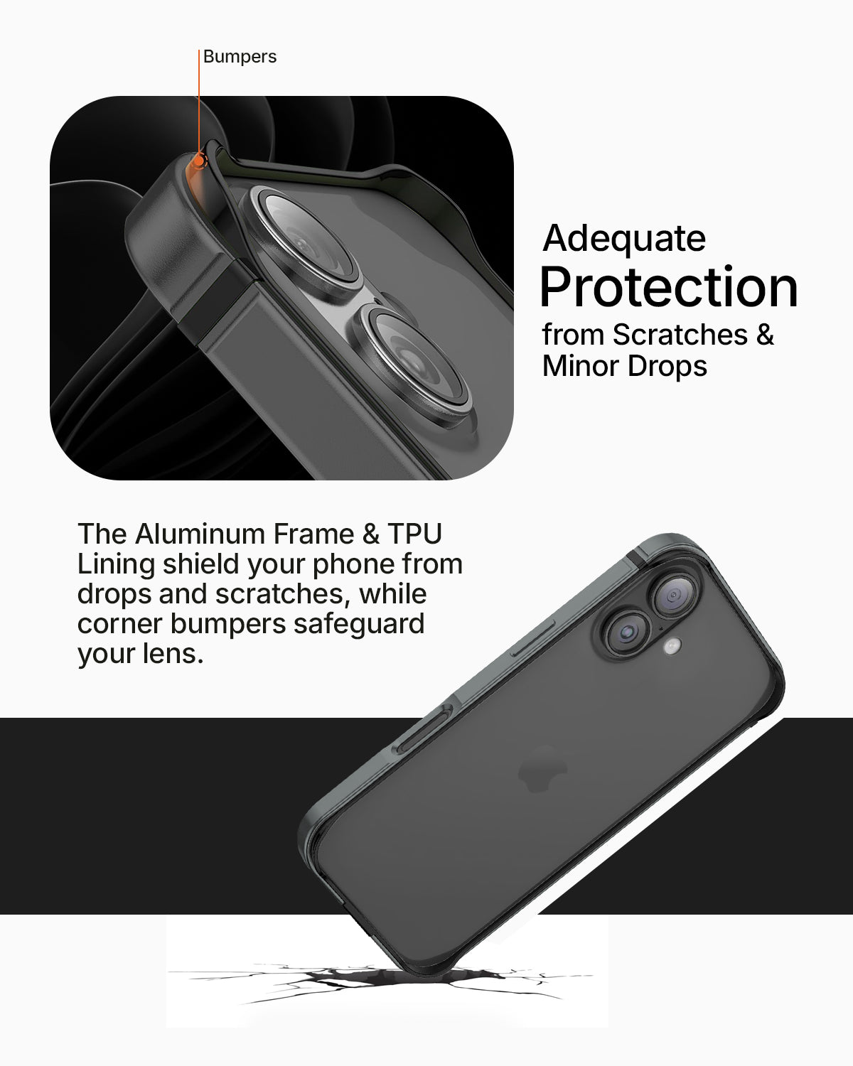 RAEGR iPhone 17 (6.3-Inch) (2025) Case | Anodized Aluminum | Edge Armor Case