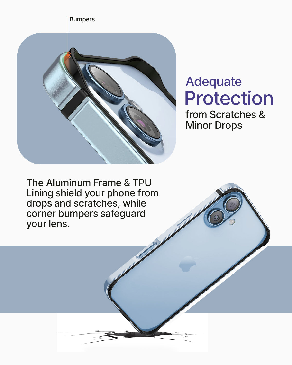 RAEGR iPhone 17 (6.3-Inch) (2025) Case | Anodized Aluminum | Edge Armor Case