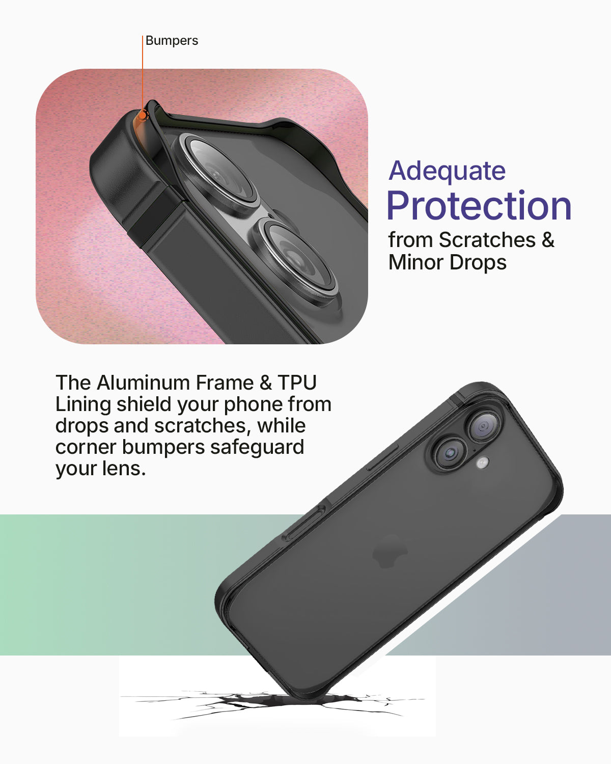 RAEGR iPhone 17 (6.3-Inch) (2025) Case | Anodized Aluminum | Edge Armor Case