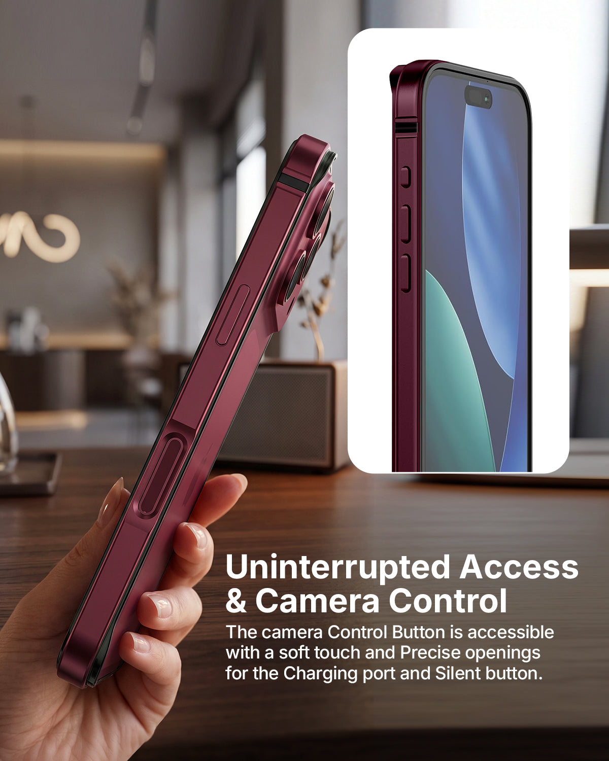 RAEGR iPhone 17 Pro Max  Case | Anodized Aluminum | Edge Armor Case