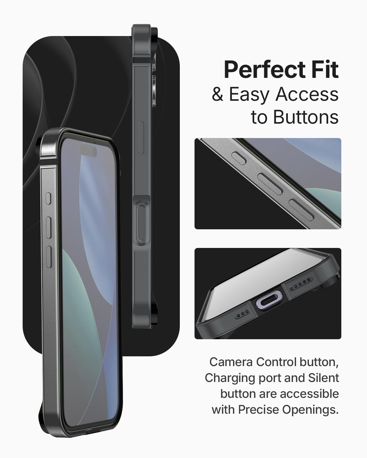 RAEGR iPhone 17 (6.3-Inch) (2025) Case | Anodized Aluminum | Edge Armor Case
