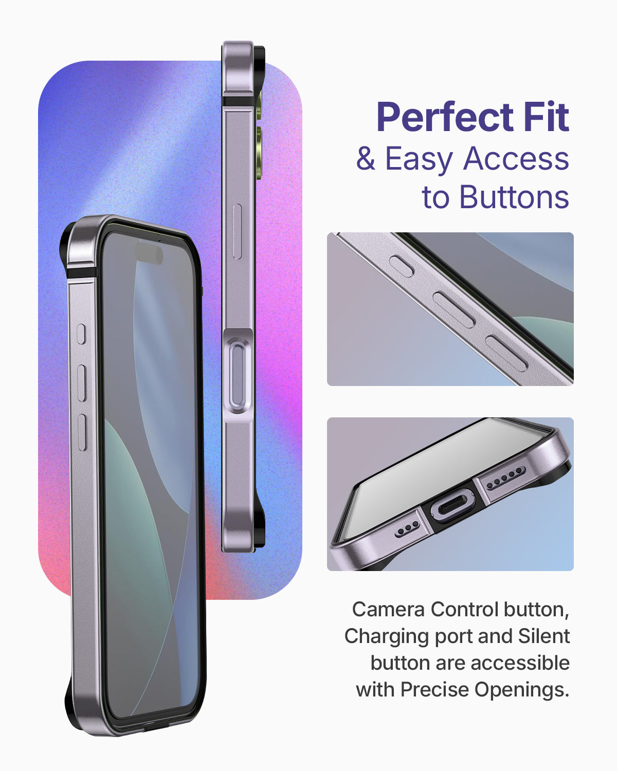 RAEGR iPhone 17 (6.3-Inch) (2025) Case | Anodized Aluminum | Edge Armor Case