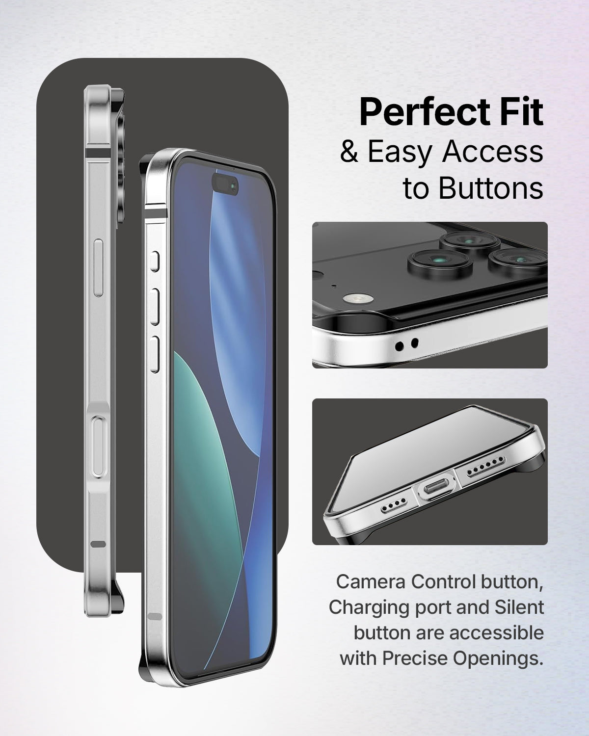 RAEGR iPhone 17 Pro Max (6.9-Inch) (2025) Case | Anodized Aluminum | Edge Armor Case