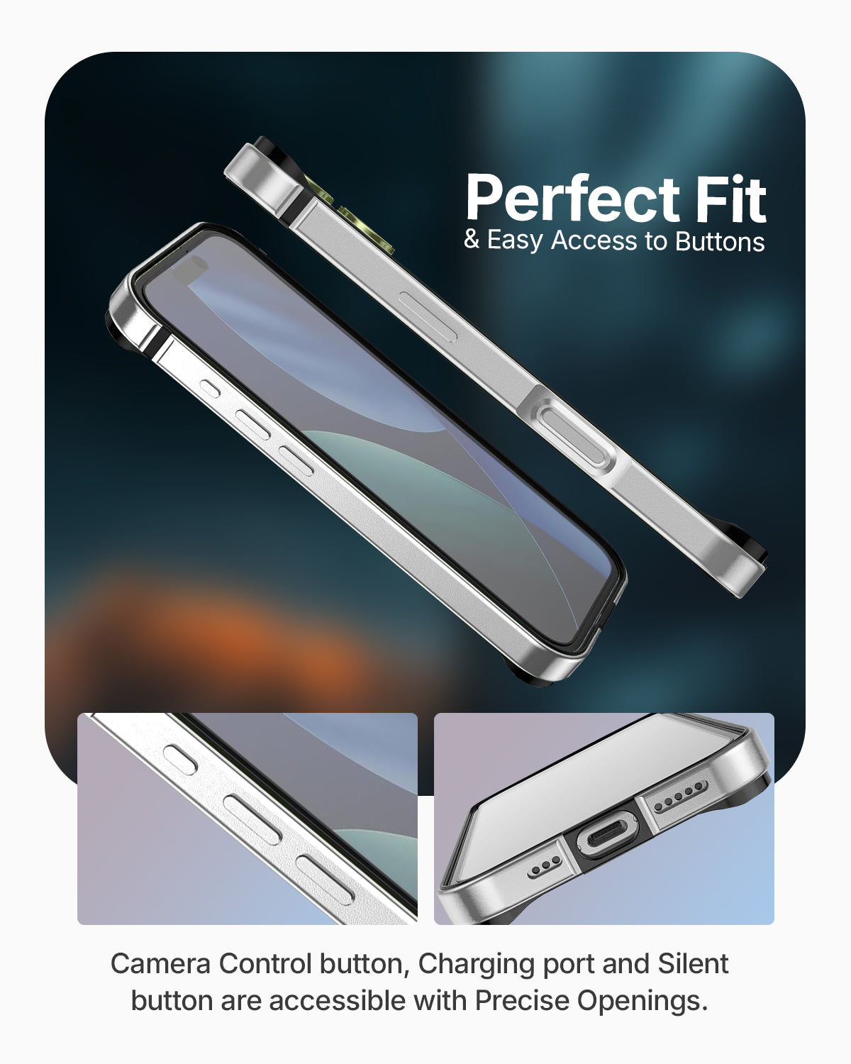 RAEGR iPhone 17 (6.3-Inch) (2025) Case | Anodized Aluminum | Edge Armor Case