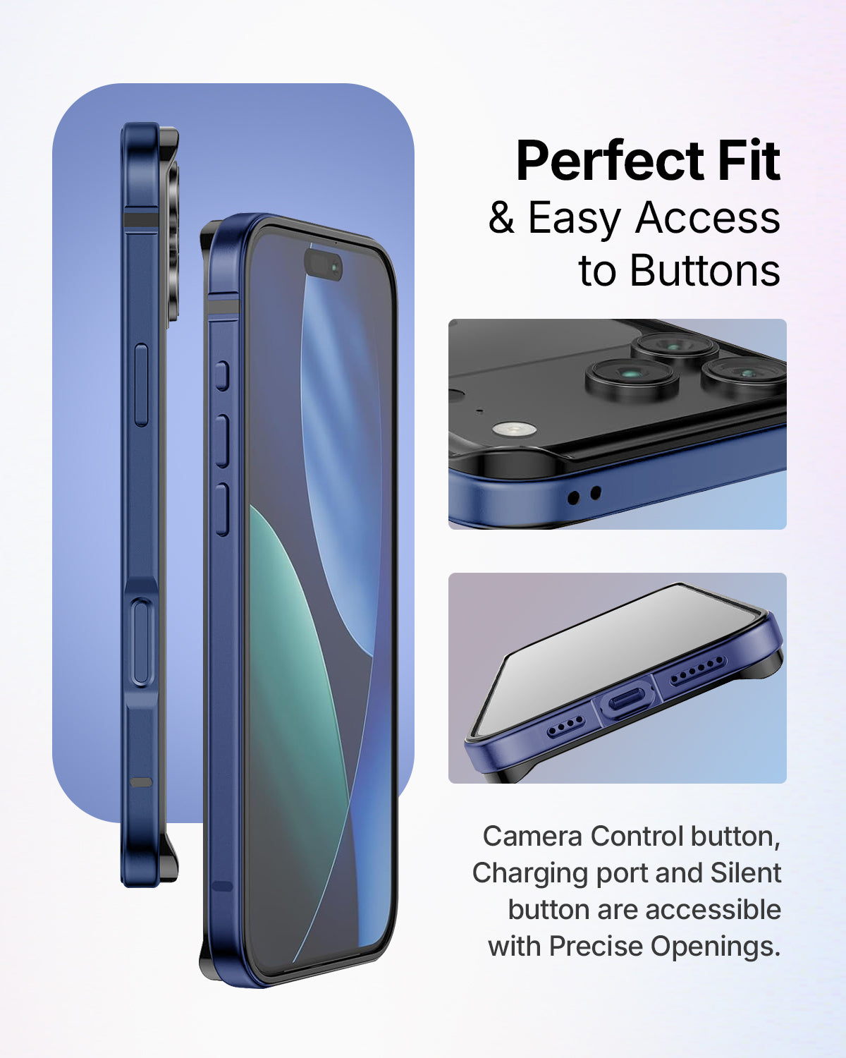 RAEGR iPhone 17 Pro (6.3-Inch) (2025) Case | Anodized Aluminum | Edge Armor Case