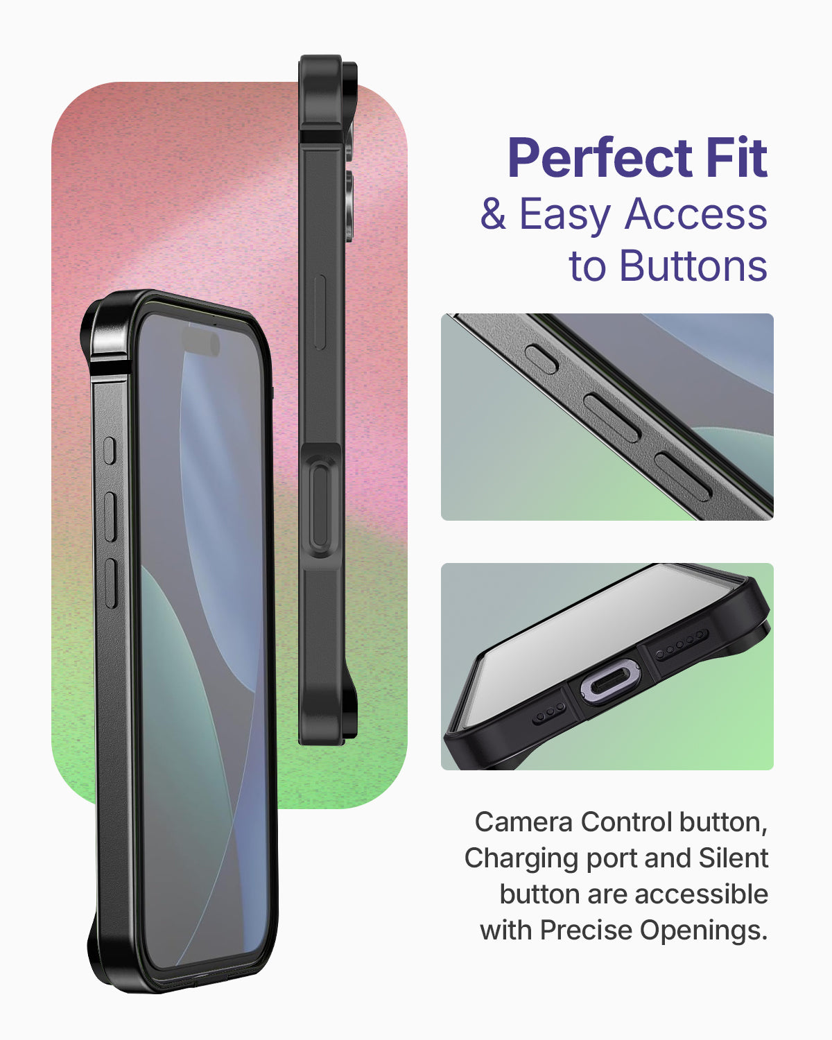 RAEGR iPhone 17 (6.3-Inch) (2025) Case | Anodized Aluminum | Edge Armor Case