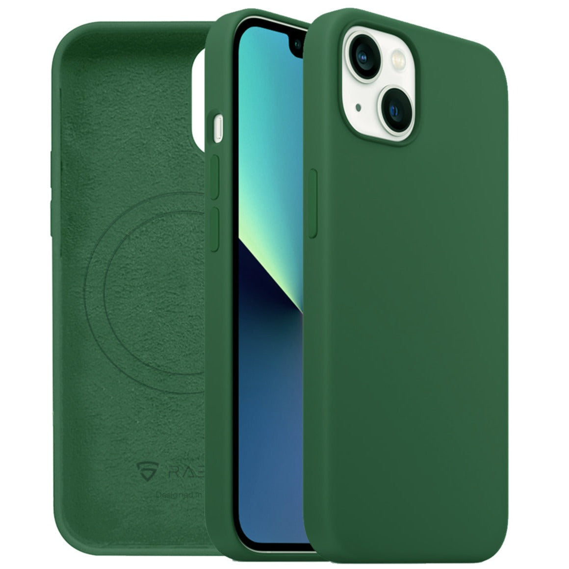 RAEGR MagFix Silicone  Case / Cover Designed for iPhone 13 (6.1-Inch) 2021
