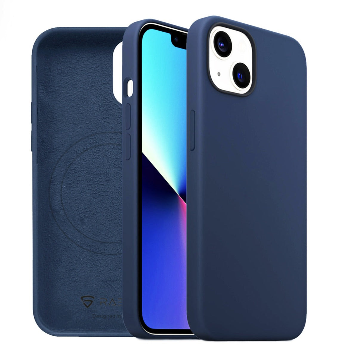 RAEGR MagFix Silicone  Case / Cover Designed for iPhone 13 (6.1-Inch) 2021