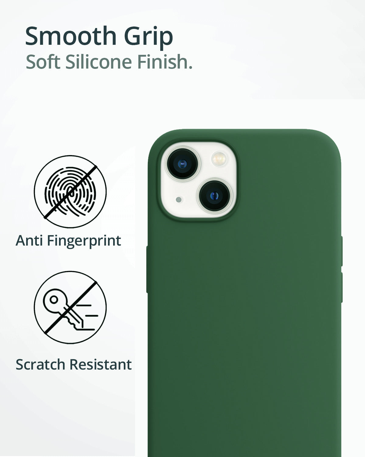 RAEGR MagFix Silicone  Case / Cover Designed for iPhone 13 (6.1-Inch) 2021