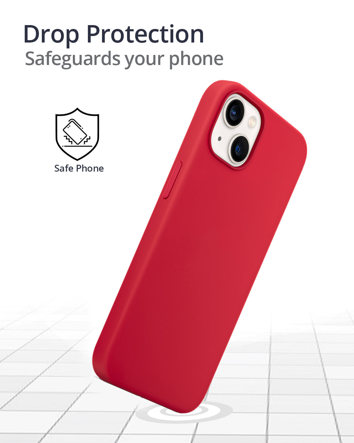 RAEGR MagFix Silicone  Case / Cover Designed for iPhone 13 (6.1-Inch) 2021