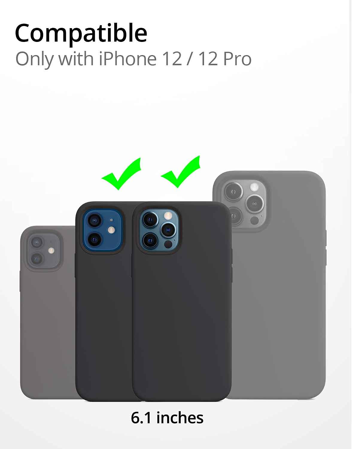 RAEGR iPhone 12 / iPhone 12 Pro 5G MagFix Magnetic Case, Supports Mag-Safe Wireless Charging 6.1