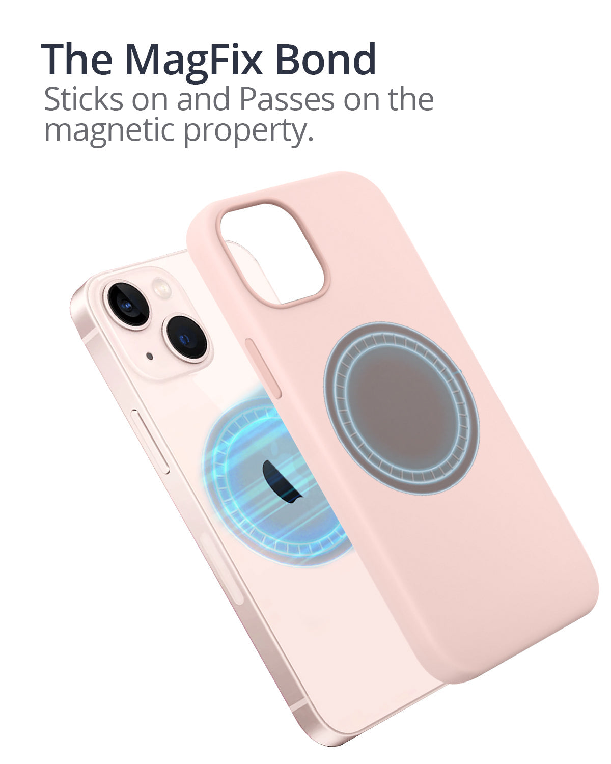RAEGR MagFix Silicone  Case / Cover Designed for iPhone 13 (6.1-Inch) 2021