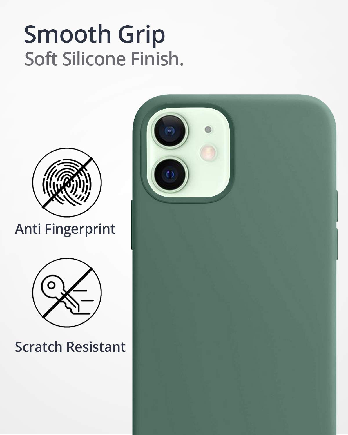 Silicone Case Iphone 12 Mini Case Wireless Charging Apple Silicone