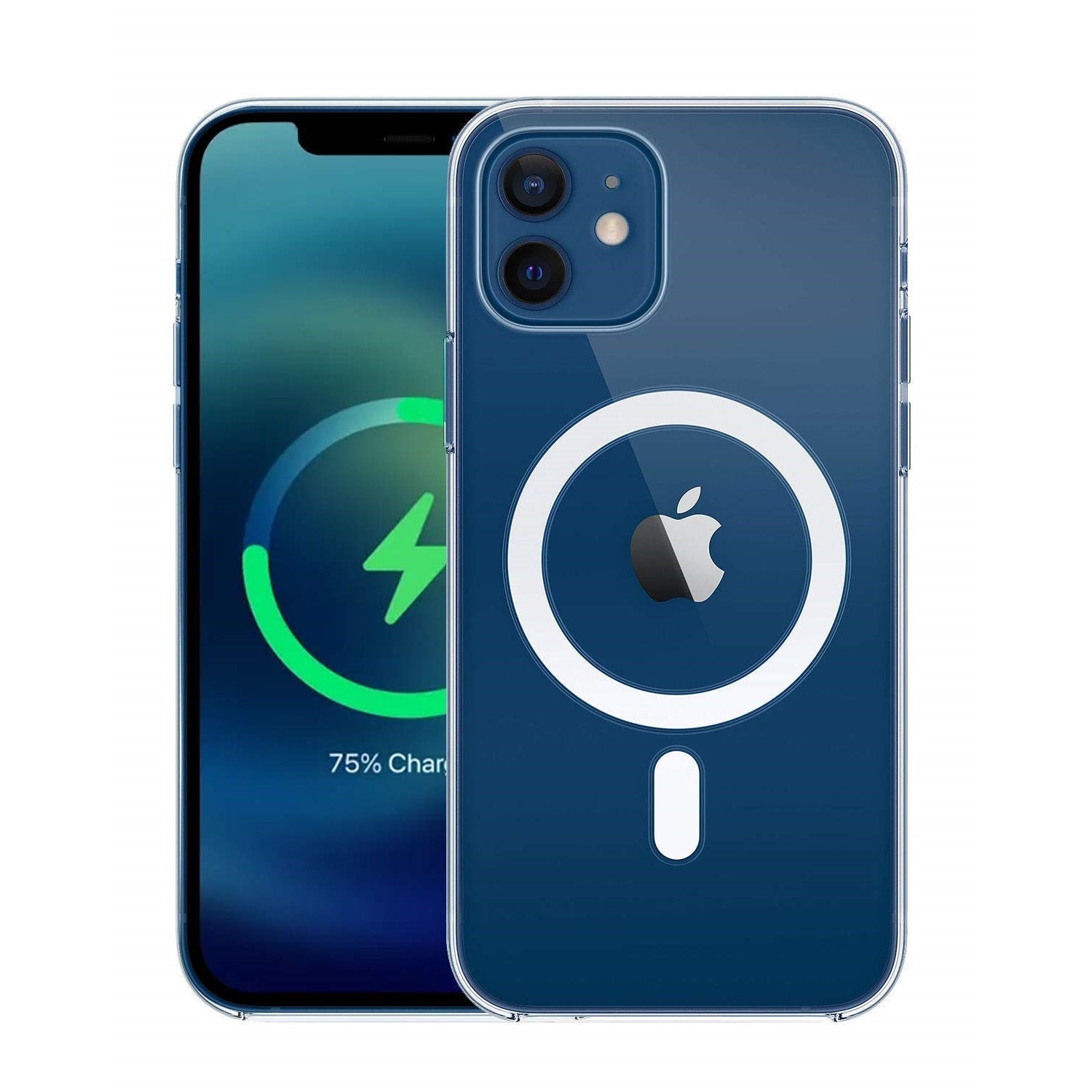 RAEGR iPhone 12 iPhone 12 Pro 5G MagFix Magnetic Case, Supports Mag-Safe Wireless Charging Air Hybrid Case