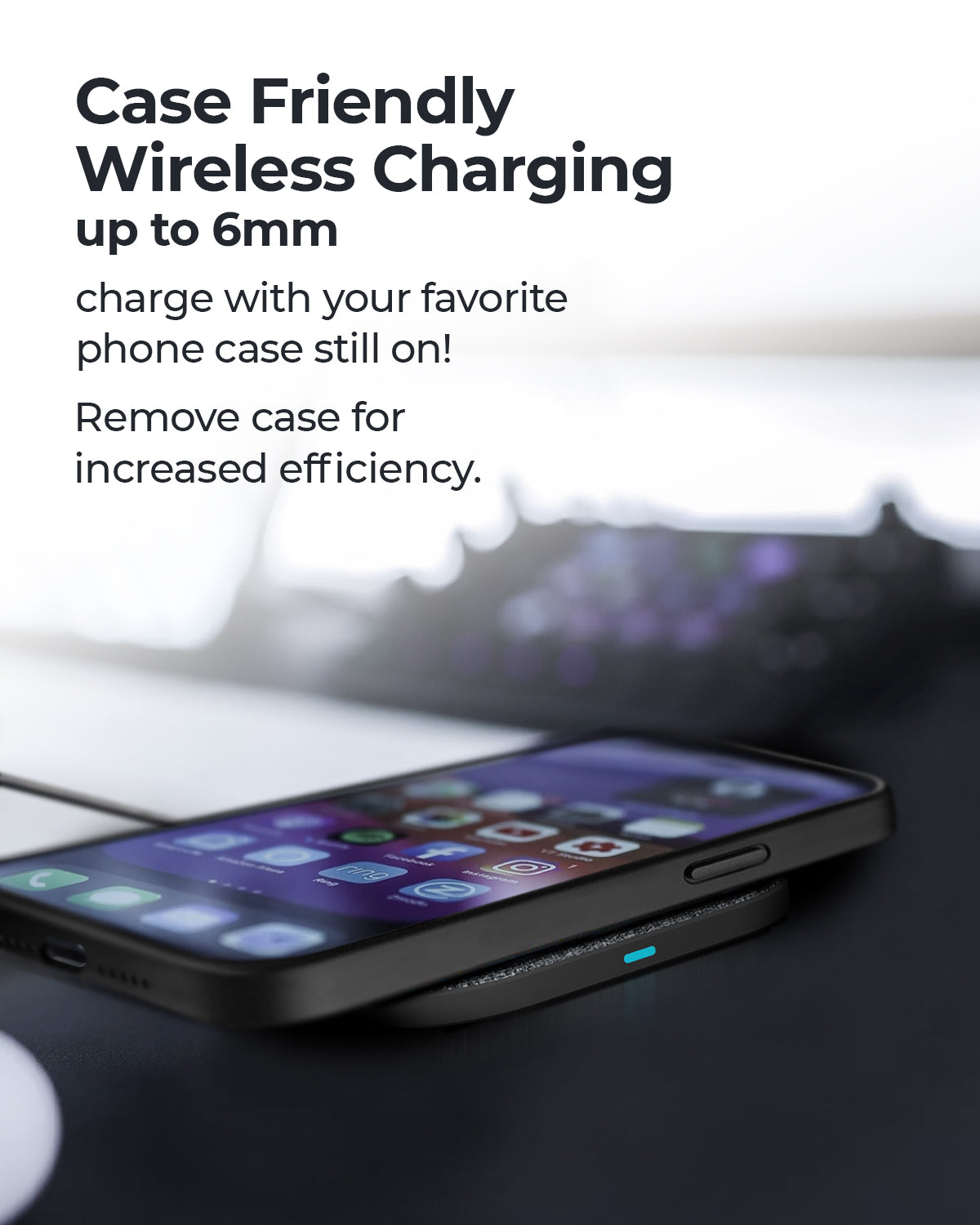 RAEGR Arc One 15W Type-C PD | Made in India | Qi-Enabled Wireless Charger