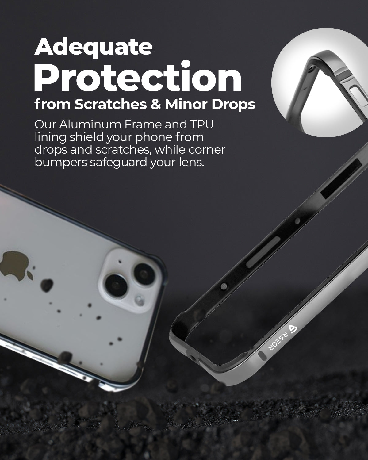 RAEGR iPhone 15 Plus Edge Armor Case