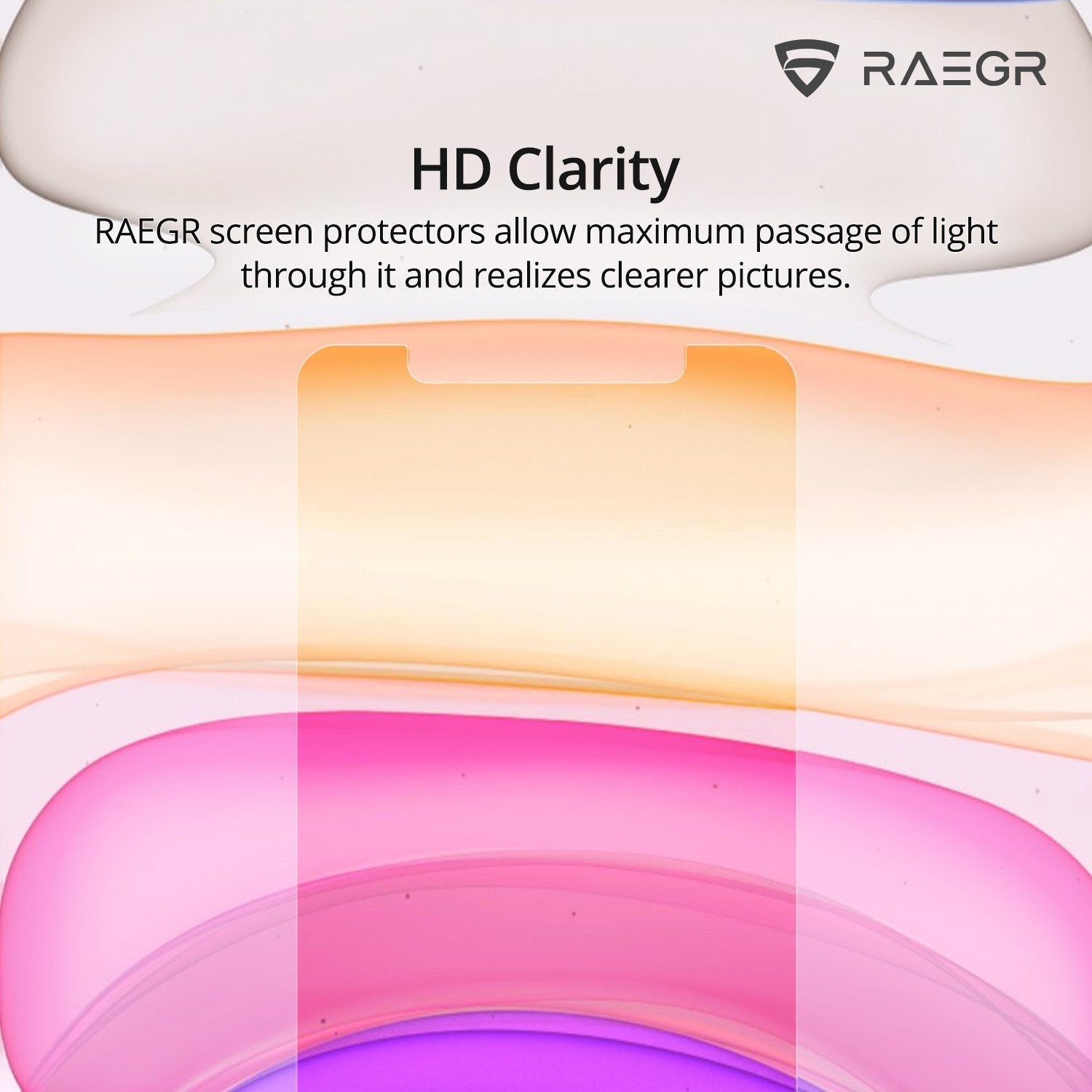 RAEGR EZ Fix Glas HD iPhone 11 Pro Max / iPhone XS Max Full Cover Tempered Glass