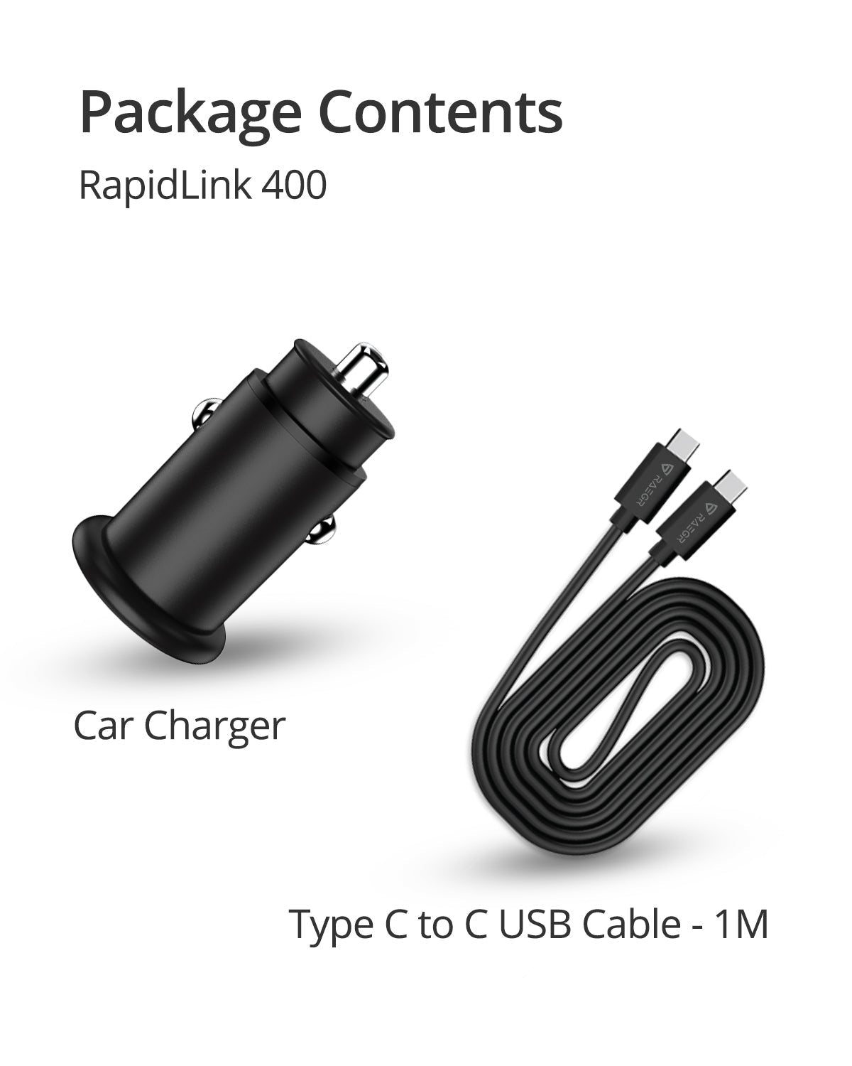 mini 20W USB-C PD + 18W USB Fast Car Charger